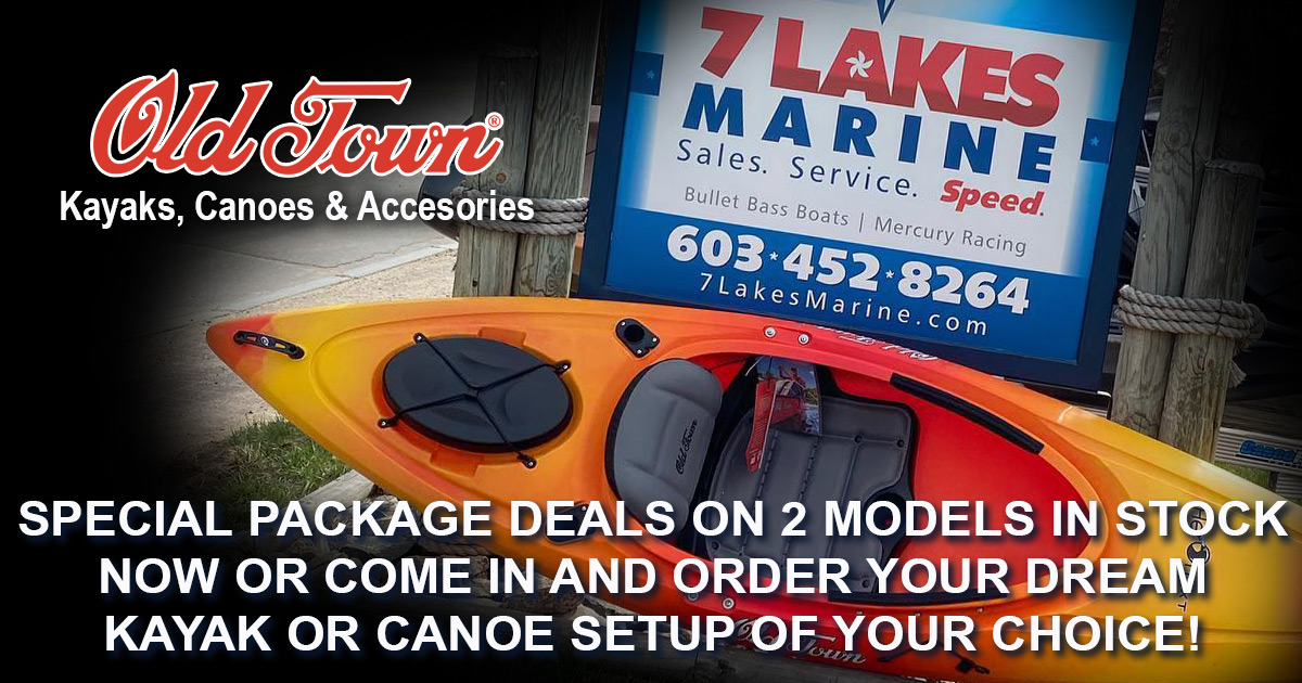 Old Town Kayaks share 7 Lakes Marine