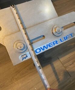 Alternative view of CMC Powerlift 10"-Manual Condition Used - Good CMC Powerlift 10" Manual jackplate - $400
